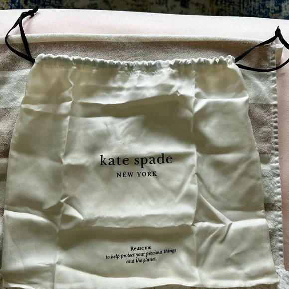 NWT Kate Spade Morgan Leather Bag in Parchment with Long and Short Handles - Picture 5 of 5